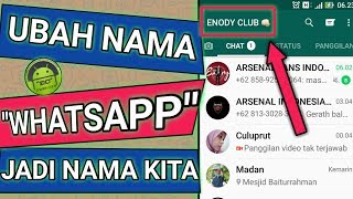 cara mengganti nama whatsapp menjadi nama sendiri di gb whatsapp