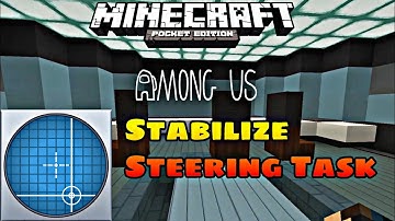 How to make Among Us Navigation Stabilize Steering Task in Minecraft PE