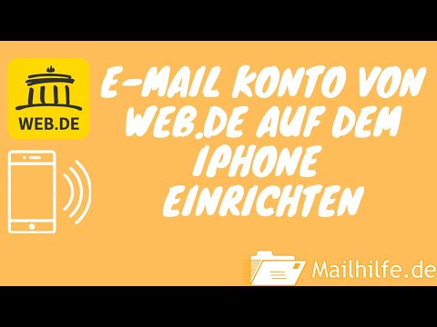 Can I manage my Web.de messages on my iPhone? Yes, of course, it is that easy.