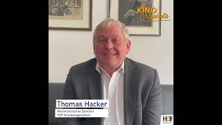 Kino-Momente: Thomas Hacker, Mitglied des deutschen Bundestages, FDP Kino-Momente: Thomas Hacker, Mitglied des deutschen Bundestages, FDP