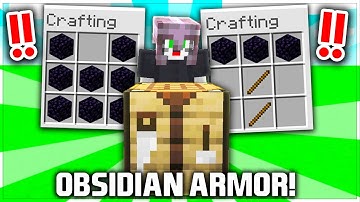 Obsidian Armor AND Tools In Minecraft?!