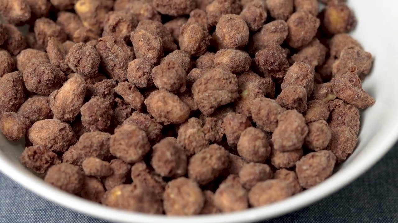 AMENDOIM doce TORRADO com chocolate | Praline | CRI CRI