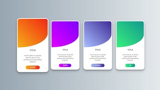 Creative Cards using HTML & CSS Free source code