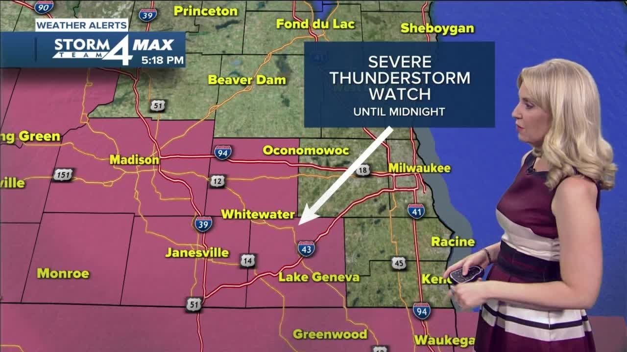 Southeast Wisconsin weather: Chance for severe storms Tuesday night ...