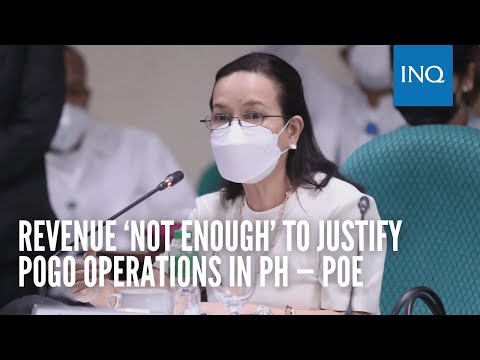 Revenue ‘not enough’ to justify POGO operations in PH — Poe