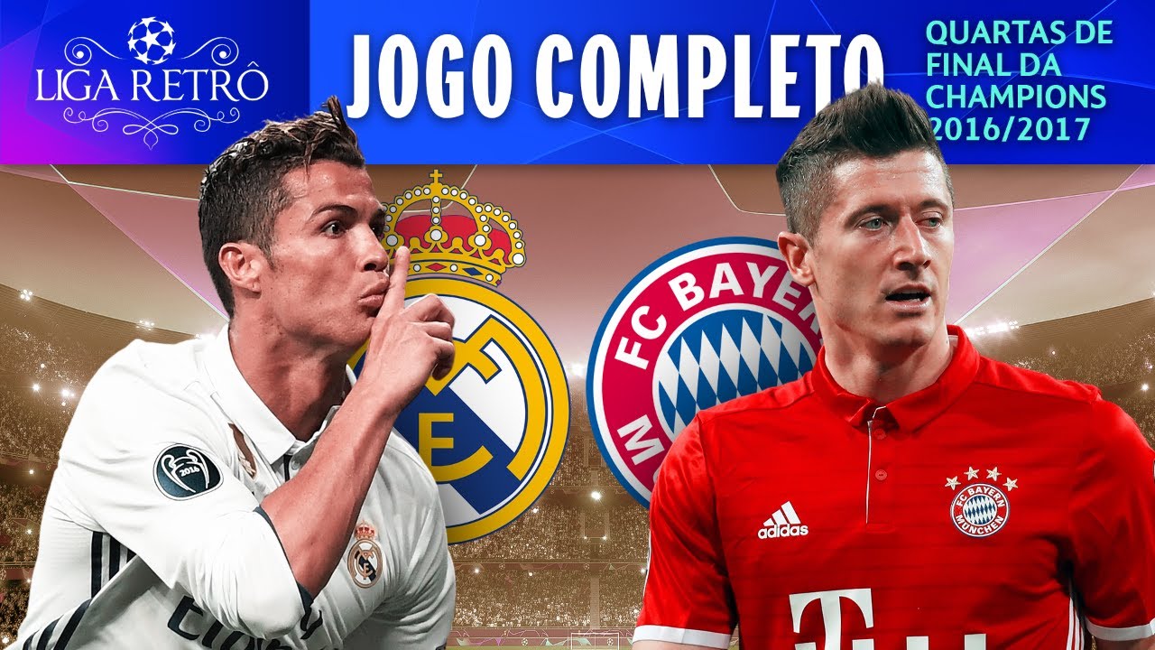 100X CR7! REAL MADRID 4X2 BAYERN DE MUNIQUE | JOGO COMPLETO | QUARTAS CHAMPIONS 16/17