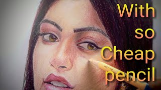 Colour Pencil Portrait Of Anu Emmanuel