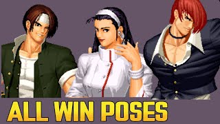 KOF 98 UM : All Characters Win poeses