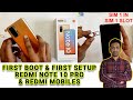 How To Setup First Boot Redmi note 10 pro | SD 732 | Redmi Mobile First ...
