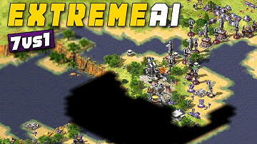 Can You Basewalk against 7 Extreme AI in Red Alert 2?