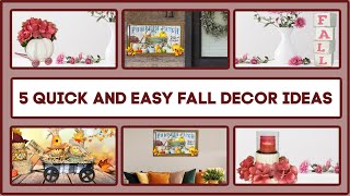 Easy Fall Farmhouse Dollar Tree DIY Decor Craft Ideas 2020 | Farmhouse Wall, Porch Decor And More