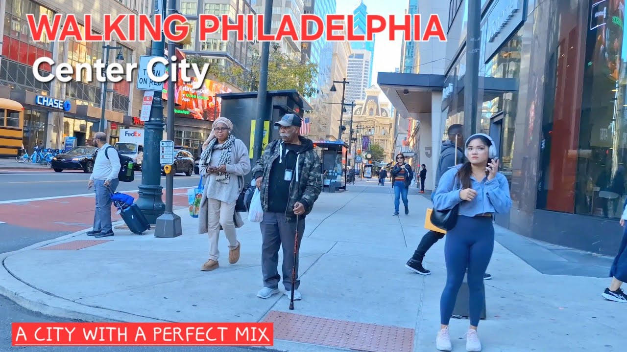 CENTER CITY PHILLY HAS A WONDERFUL MIX OF PEOPLE AND EVERYTHING || WALKING PHILADELPHIA 