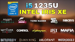 i5 1235U | Intel Iris Xe Graphics | Test in 14 Games in 2022 | HP Pavilion 15