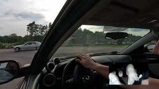 rx8 sunrise Bialystok track driving 17.08.23