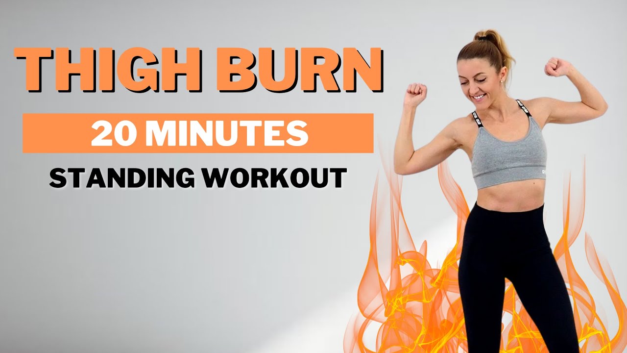 🔥20 Minute Leg Workout for TONED GLUTES & THIGHS🔥No Equipment Home ...