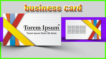 CorelDRAW Tutorial - Business Card Design Inspiration 2018 In URDU \ HINDI by Muhammad Anas