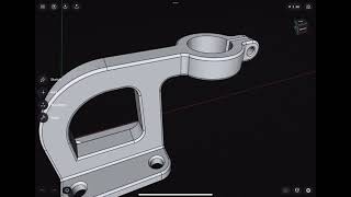 Tried-out Shapr3D and Modeled a Bracket Mount