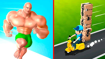 Muscle Rush VS delivery it 3d All level Android & ios Gameplay walkthrough new updates