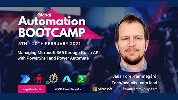 Managing Microsoft 365 through Graph API with PowerShell - Powershell Saturday Bootcamp