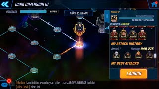 DD3 Cosmic Node 4 (Node12) Day 2-6. Marvel Strike Force - MSF