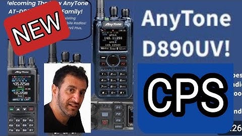 CPS - NEW Anytone D890UV Dual Receive GPS NXDN