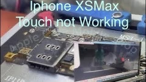 iphone xs max touch screen not working