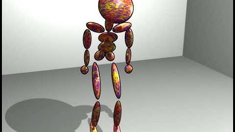 Blender bvh import motion test 1