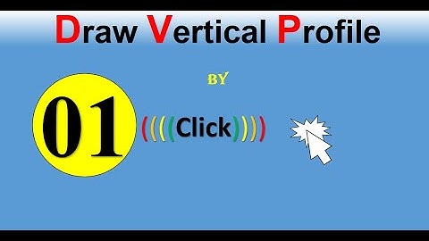 Draw Long section or Vertical profile from Excel to AutoCAD
