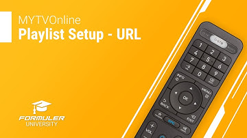 MYTVOnline Playlist Setup - URL