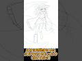 【イラスト】白ちっこいしちゃん描いてみた！#short