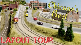 Incredible N Scale Model Railroad of Chicago  LAYOUT TOUR