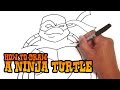 How to Draw a Teenage Mutant Ninja Turtle - Step by Step Video