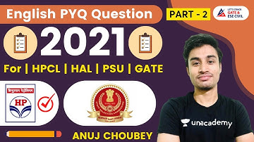 20-20 English Practice | Important for GATE/SSC/PSC | Anuj Choubey