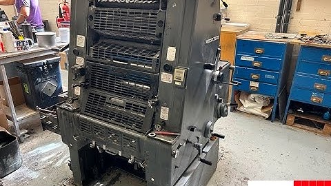 Heidelberg GTO 46 one color offset with numbering and perforating unit for sale   Gab Supplies Ltd