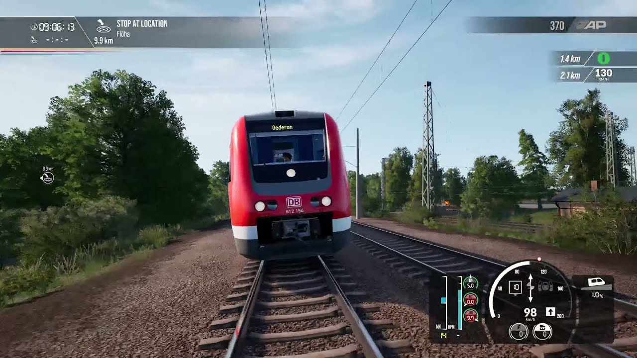 Tharandter Rampe: Dresden-Chemnitz   First look Train Sim World 2 Beta Test Live