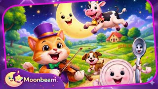 Hey Diddle Diddle π | Classic Nursery Rhyme for Kids | Moonbeam Lullabies