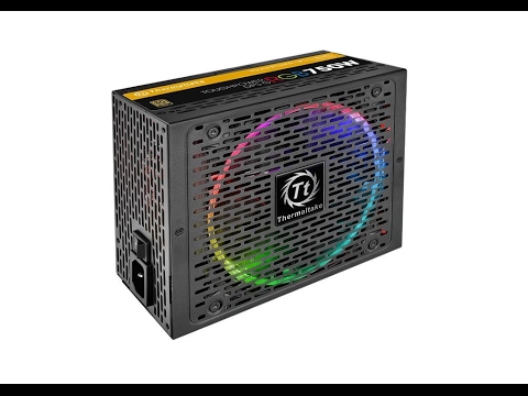 Thermaltake Toughpower DPS G RGB 750w PSU Unboxing & Overview