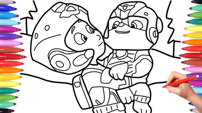 Patrulha Canina  Paw patrol coloring pages, Paw patrol coloring, Birthday  coloring pages