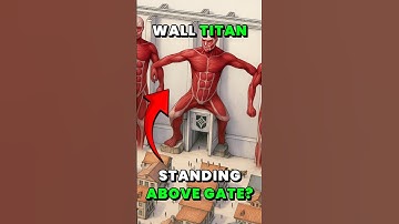 How were the wall titans positioned above the gate? #attackontitan #aot