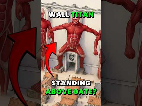 How Were The Wall Titans Positioned Above The Gate Attackontitan Aot
