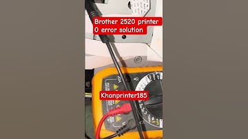 brother dcp 2520d printer error code 0b solution @khanprinter185
