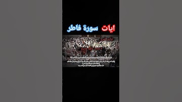 سورة فاطر | بصوت الشيخ ناصر القطامي| #صلاة_الفجر #اكسبلور #قرآن