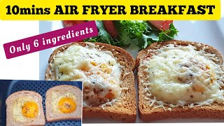 Air Fryer Egg Toast - Cheese Curd In Paradise