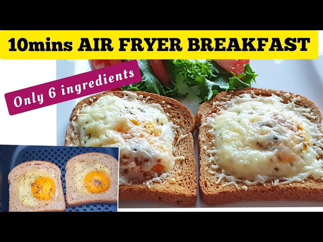 Air Fryer Egg Toast - Cheese Curd In Paradise