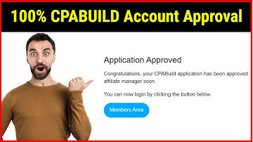 CPABUILD New Update - Get 100% CPABUILD Account Approval Live Proof