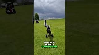 If you play a hilly course… this matters with an electric push cart…