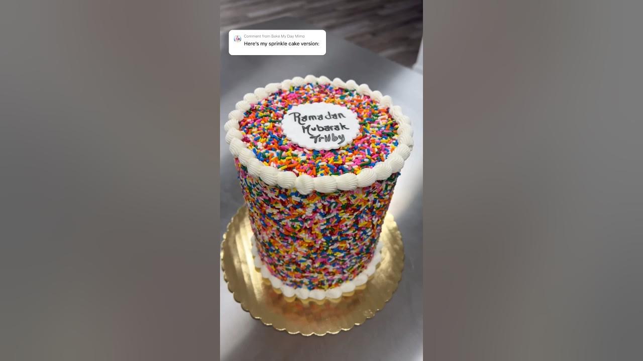 Caketok drama on tiktok sprinkle cake edition - YouTube
