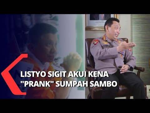 Kapolri Jenderal Listyo Sigit Prabowo Akui Jadi Korban Prank Skenario Sumpah Ferdy Sambo