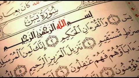 تلاوة من سورة ياسين بصوت القارئ امجد الزهيري