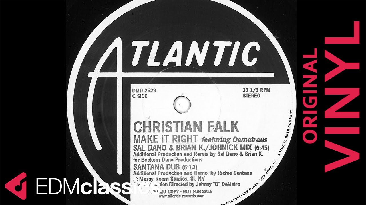 ☆Christian Falk - Make It Right (Remix) Christian Falk Make It Right Feat Demetreus Original Mix - YouTube